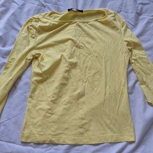 Valentino Jeans Yellow 3/4 sleeve top M